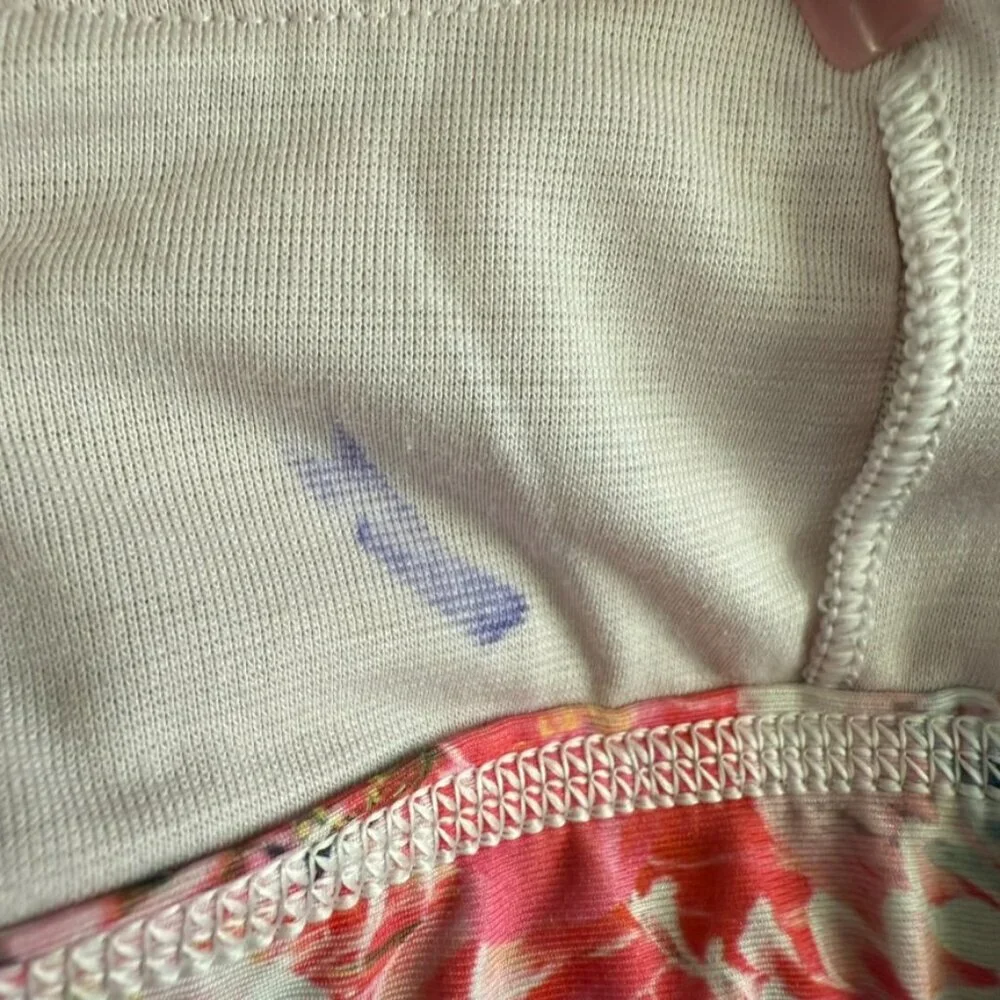 Lululemon Run: Stuff Your Bra II‎ Flowabunga Mini Multi / Bleached Coral Women 6